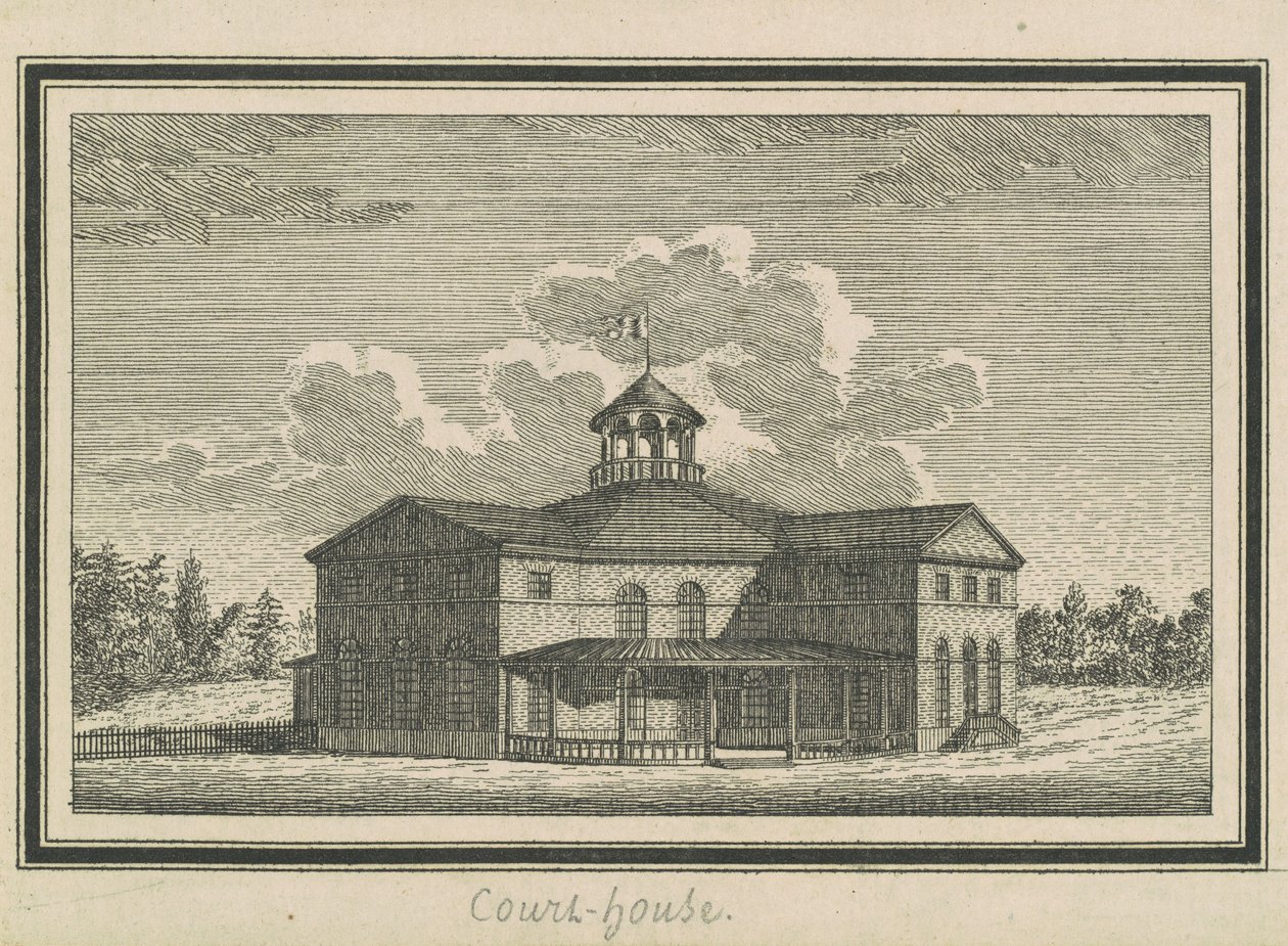 Esperanza, soudní budova od Charles B. J. Févret de Saint Mémin