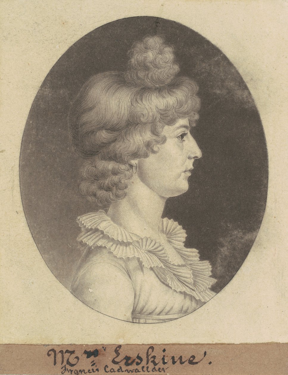Frances Cadwalader Erskine od Charles B. J. Févret de Saint Mémin