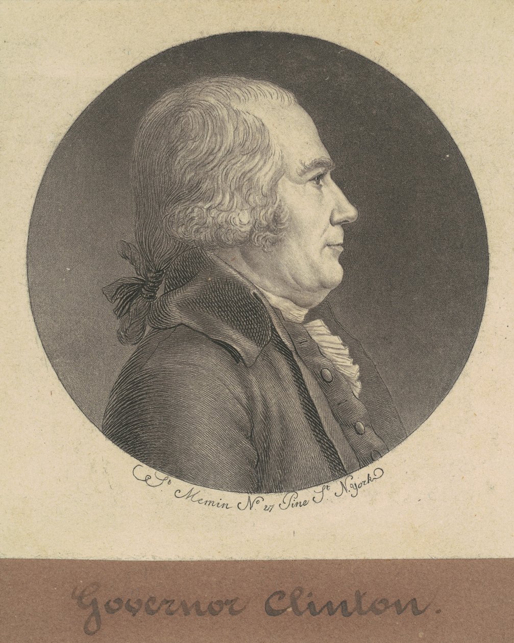 George Clinton od Charles B. J. Févret de Saint Mémin