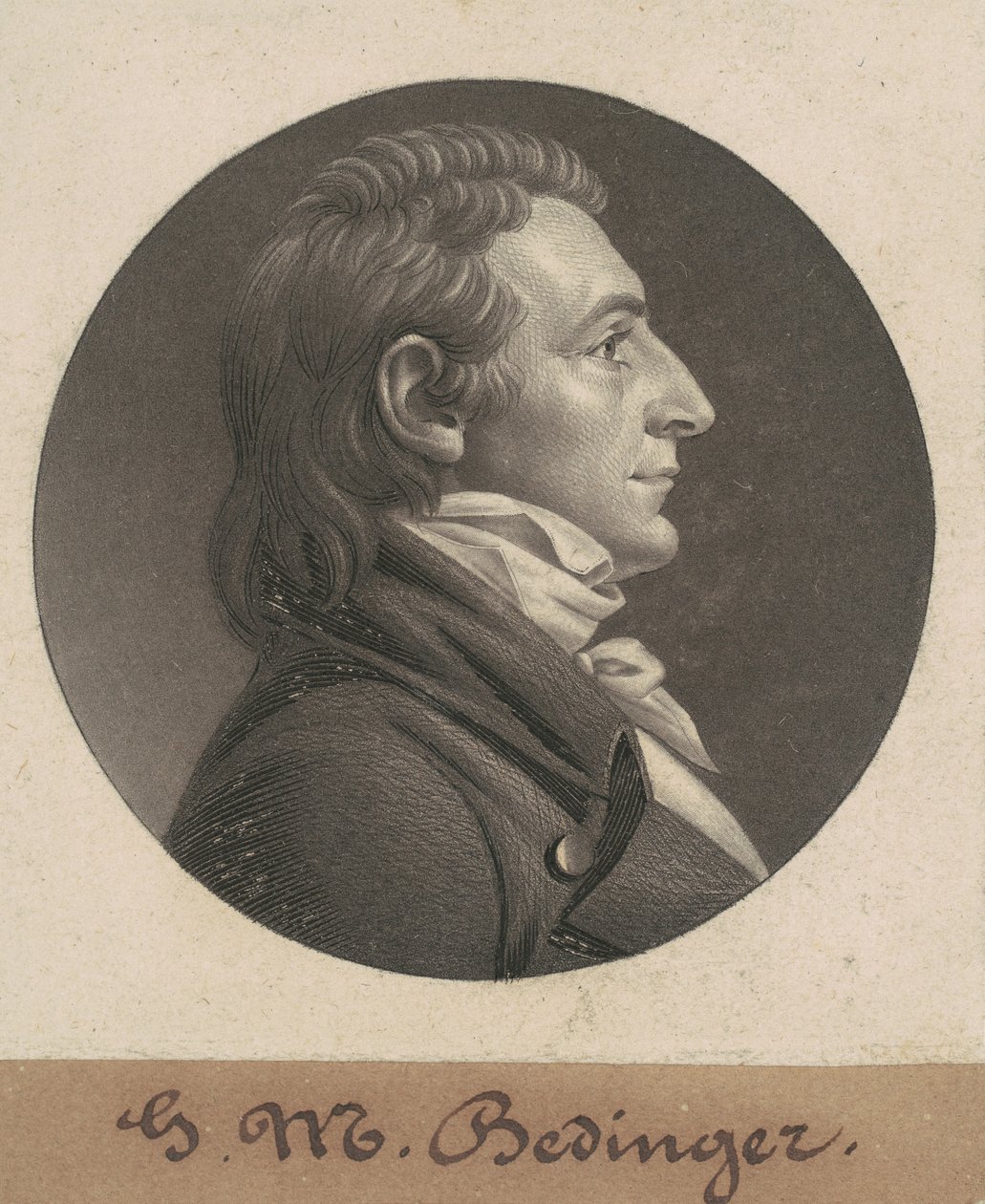 George Michael Bedinger od Charles B. J. Févret de Saint Mémin
