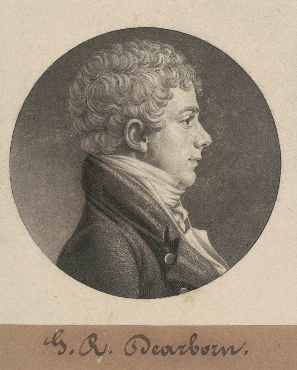 George Raleigh Dearborn od Charles B. J. Févret de Saint Mémin