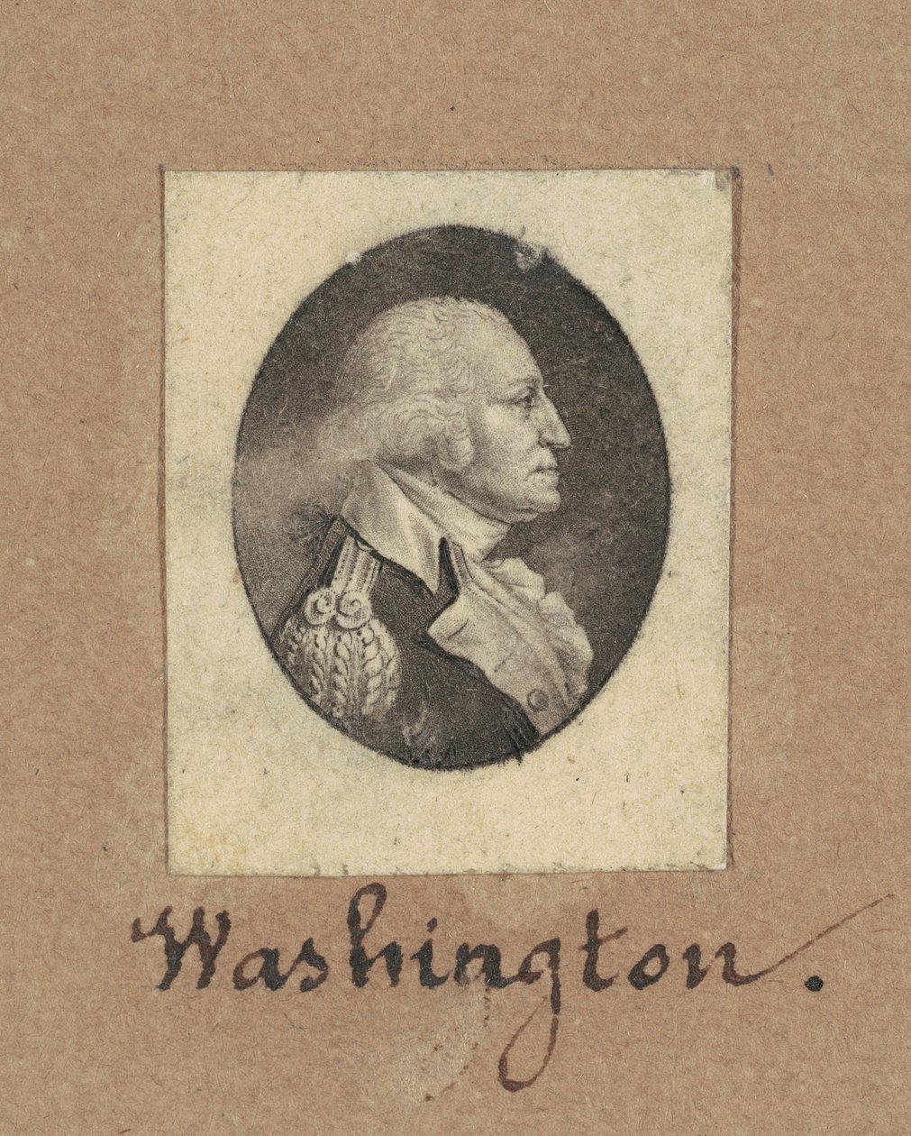 George Washington od Charles B. J. Févret de Saint Mémin