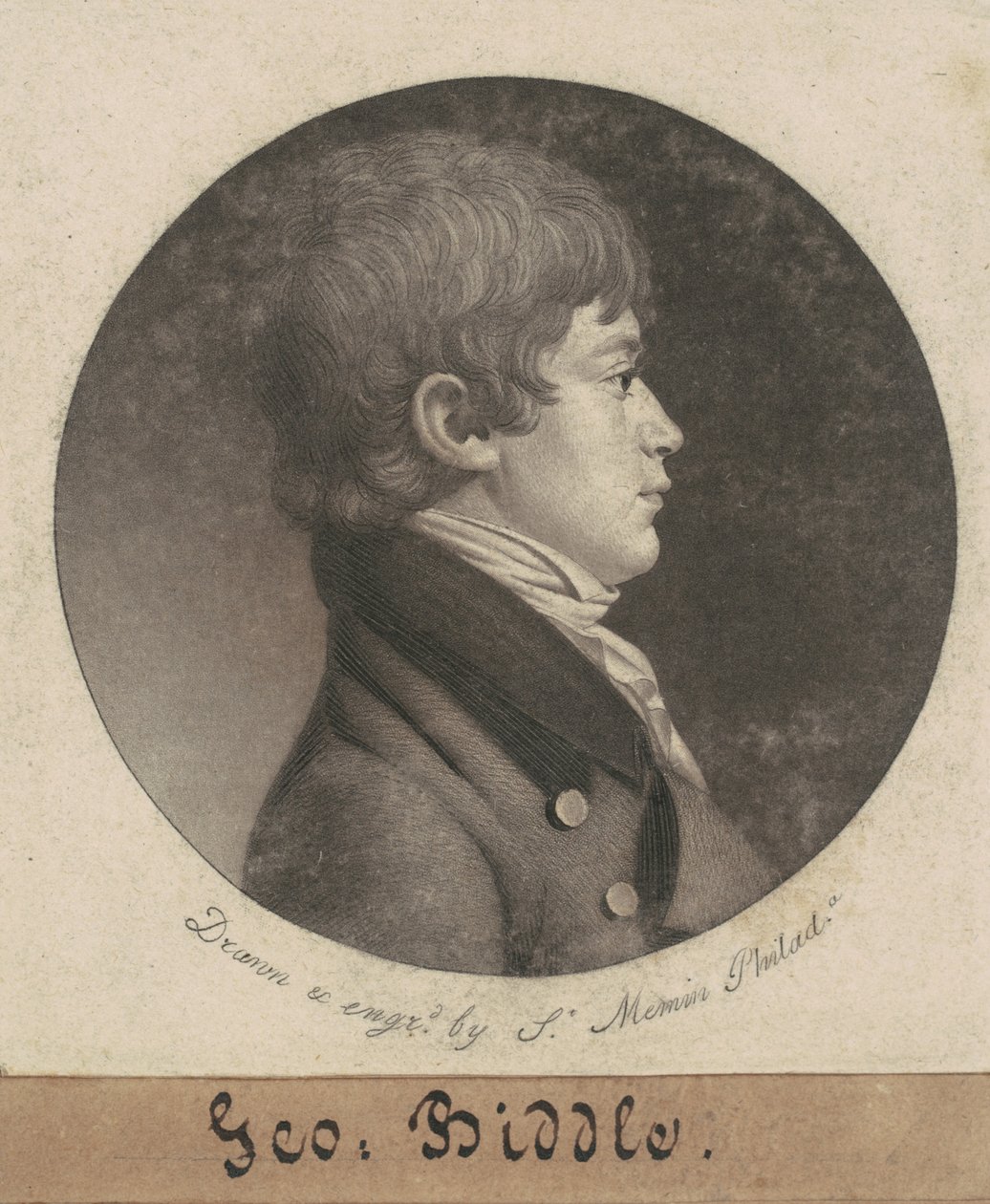 George Washington Biddle od Charles B. J. Févret de Saint Mémin