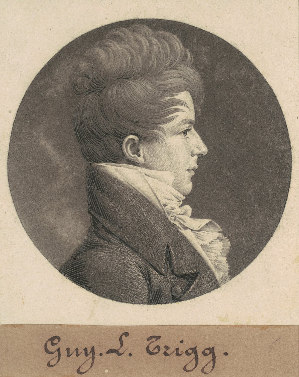 Chlap L. Trigg od Charles B. J. Févret de Saint Mémin