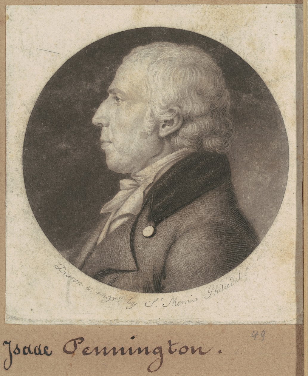 Isaac Penington od Charles B. J. Févret de Saint Mémin