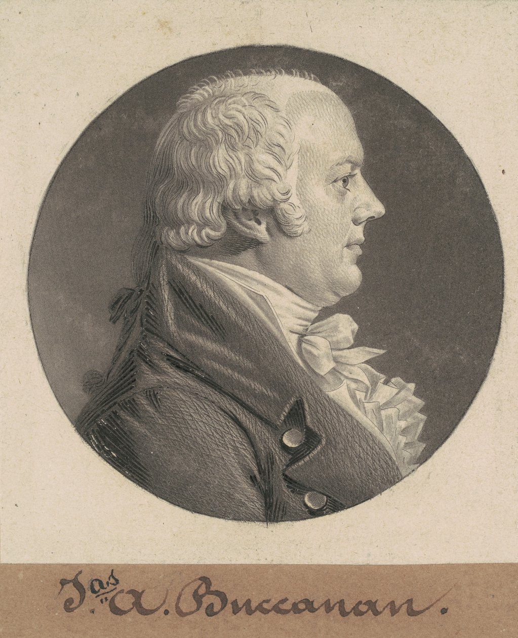 James A. Buchanan od Charles B. J. Févret de Saint Mémin