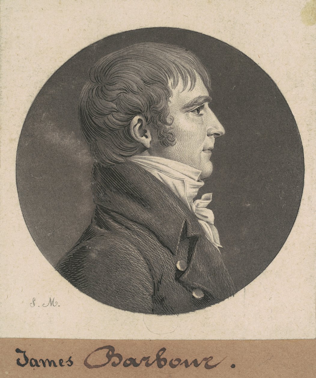 James Barbour od Charles B. J. Févret de Saint Mémin