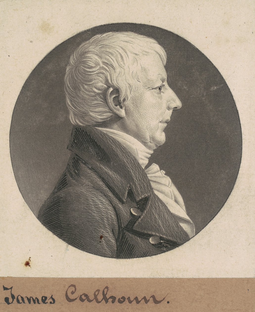 James Calhoun od Charles B. J. Févret de Saint Mémin