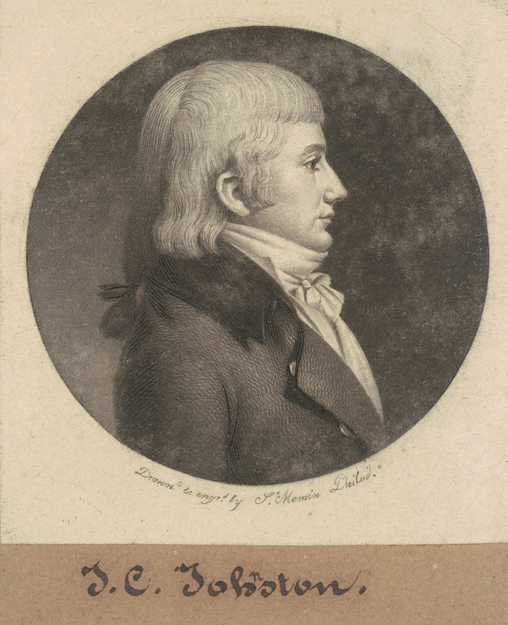James Cathcart Johnston od Charles B. J. Févret de Saint Mémin