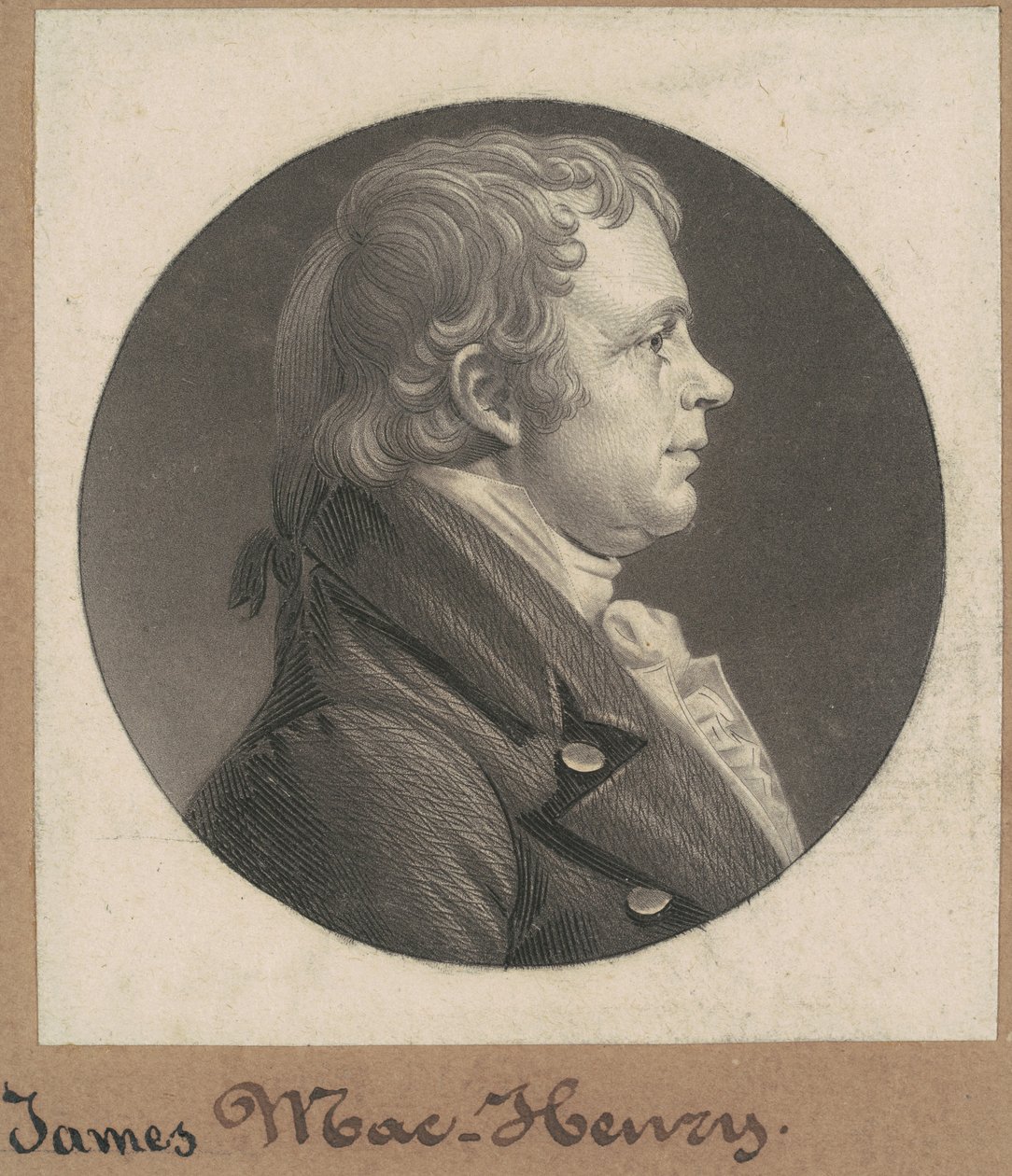 James McHenry od Charles B. J. Févret de Saint Mémin