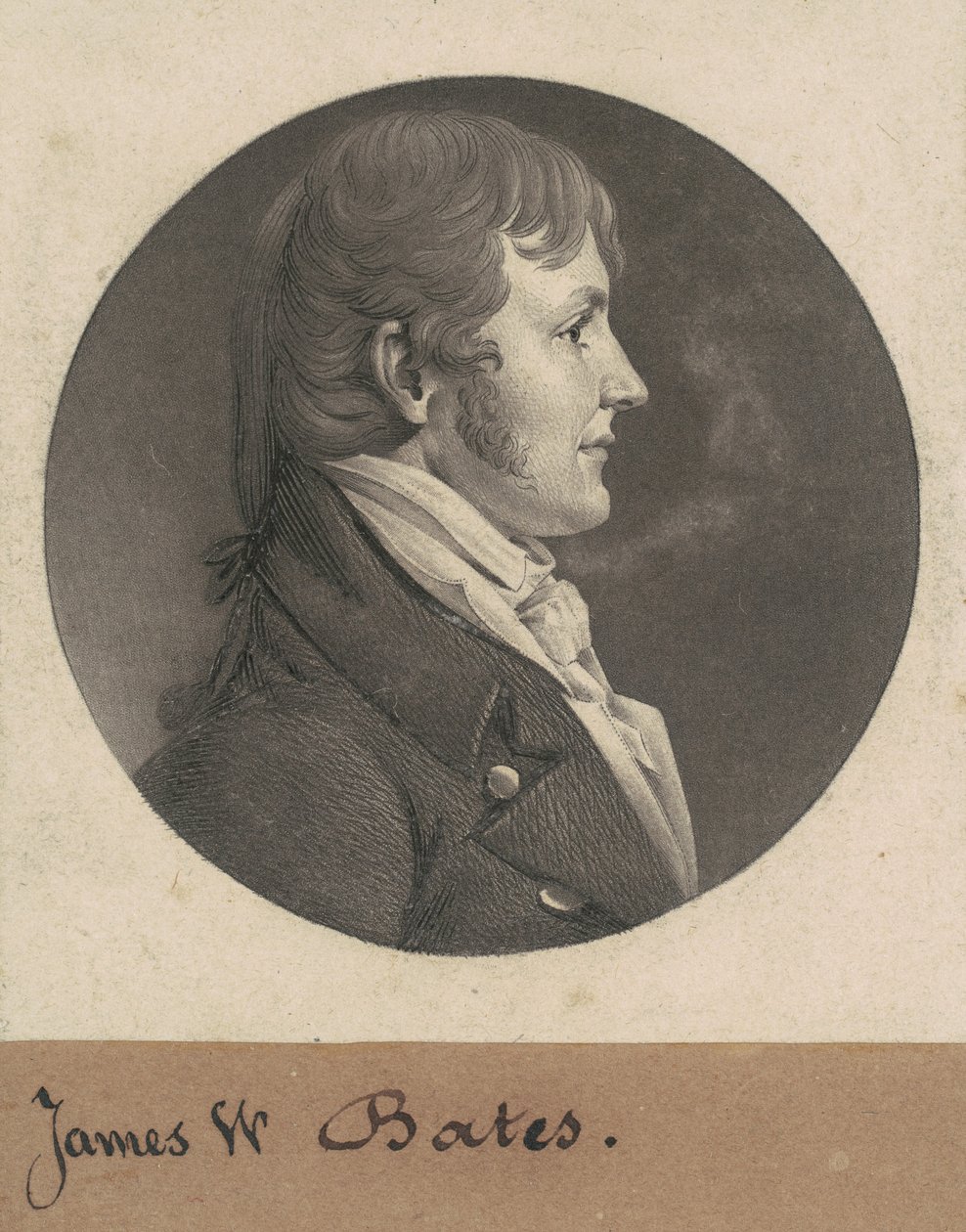 James Woodson Bates od Charles B. J. Févret de Saint Mémin