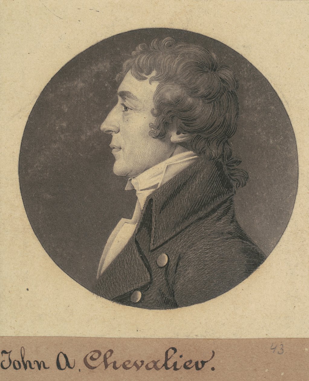 Jean Auguste Marie de Chevallie od Charles B. J. Févret de Saint Mémin