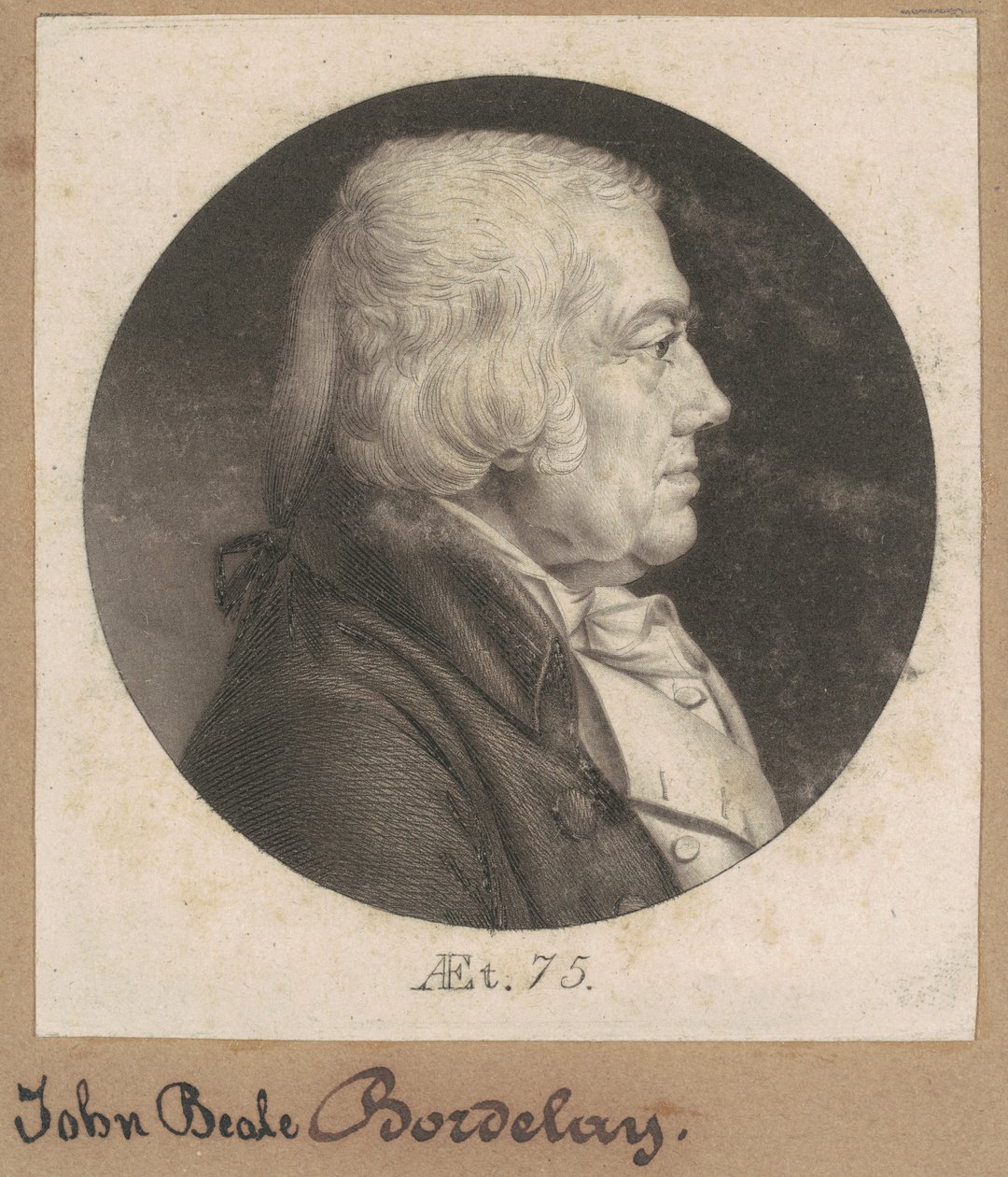 John Beale Bordley od Charles B. J. Févret de Saint Mémin