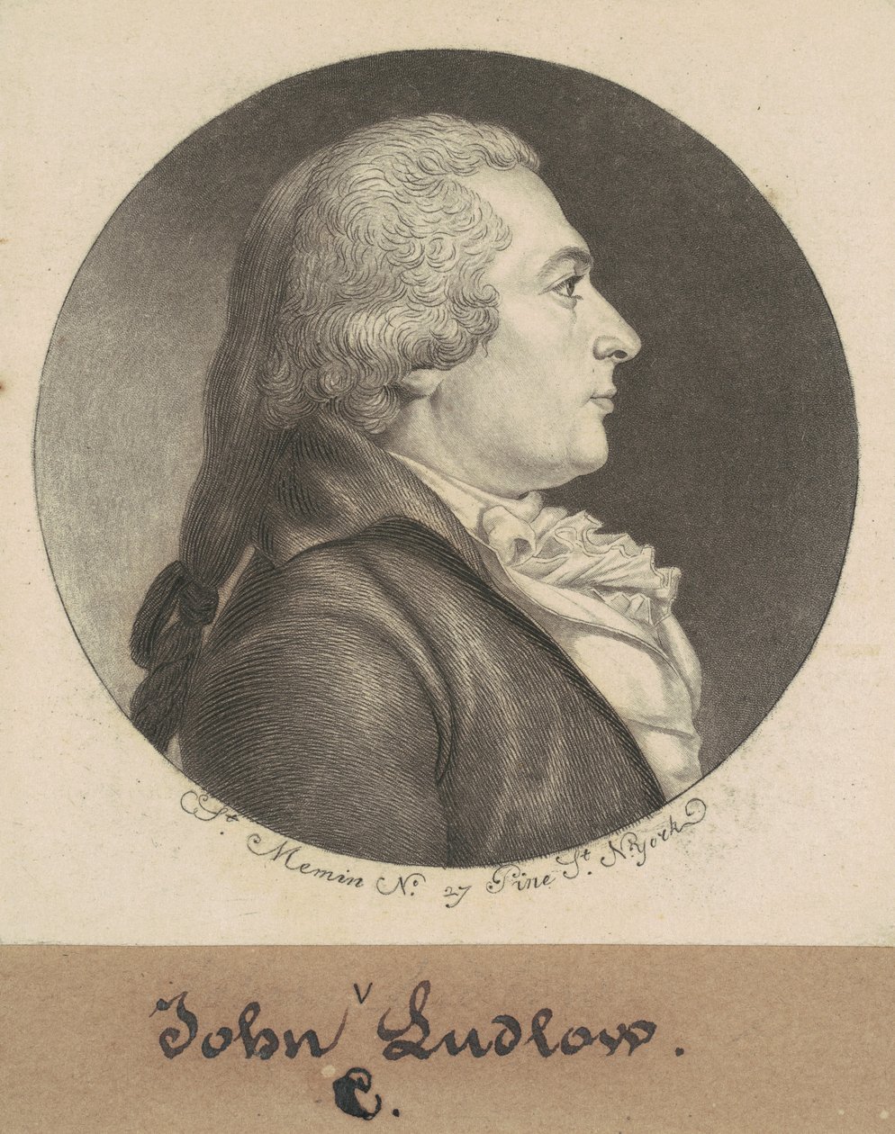 John Crooke Ludlow od Charles B. J. Févret de Saint Mémin