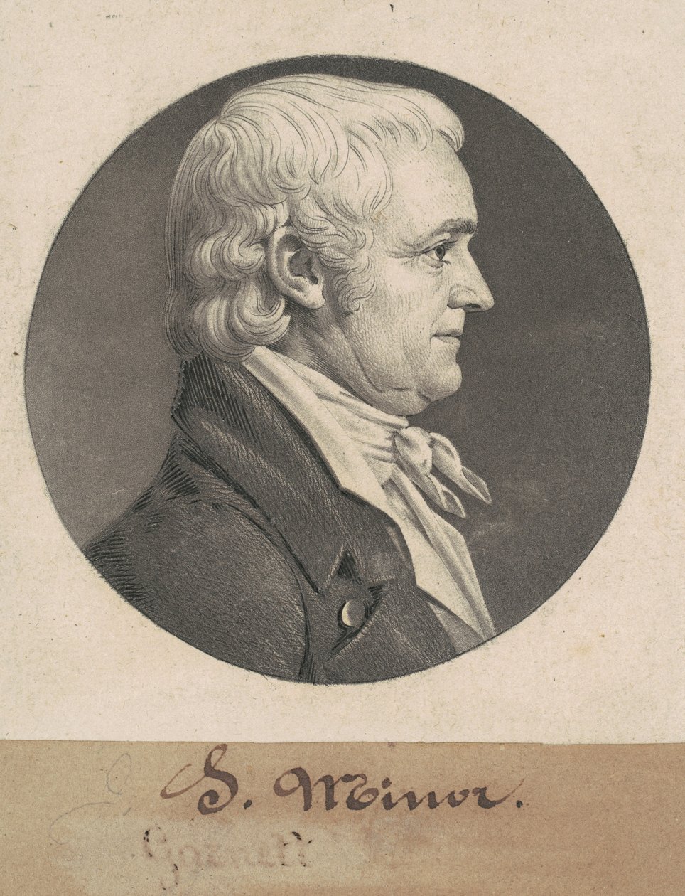 Jan Malý III od Charles B. J. Févret de Saint Mémin