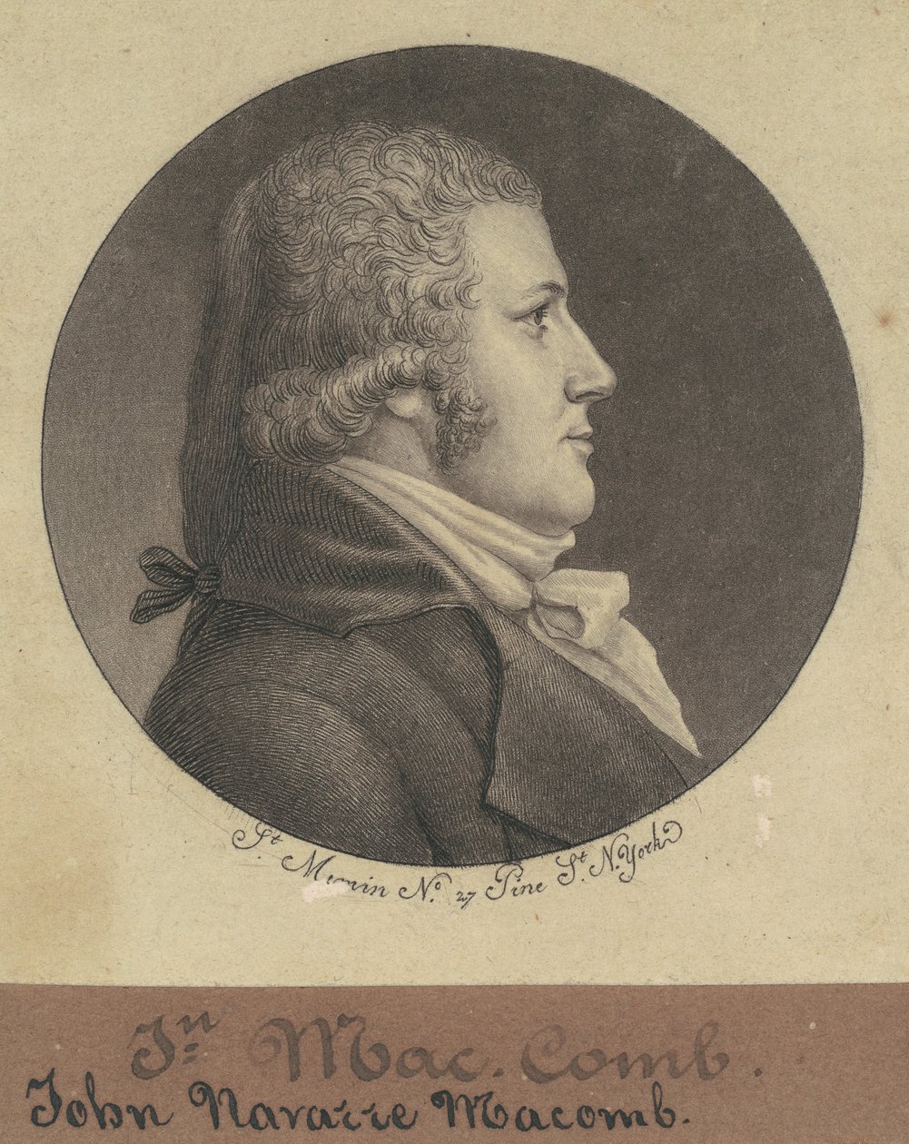 John Navarre Macomb od Charles B. J. Févret de Saint Mémin