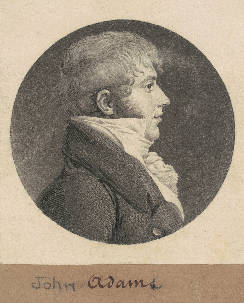 John Strong Adams od Charles B. J. Févret de Saint Mémin