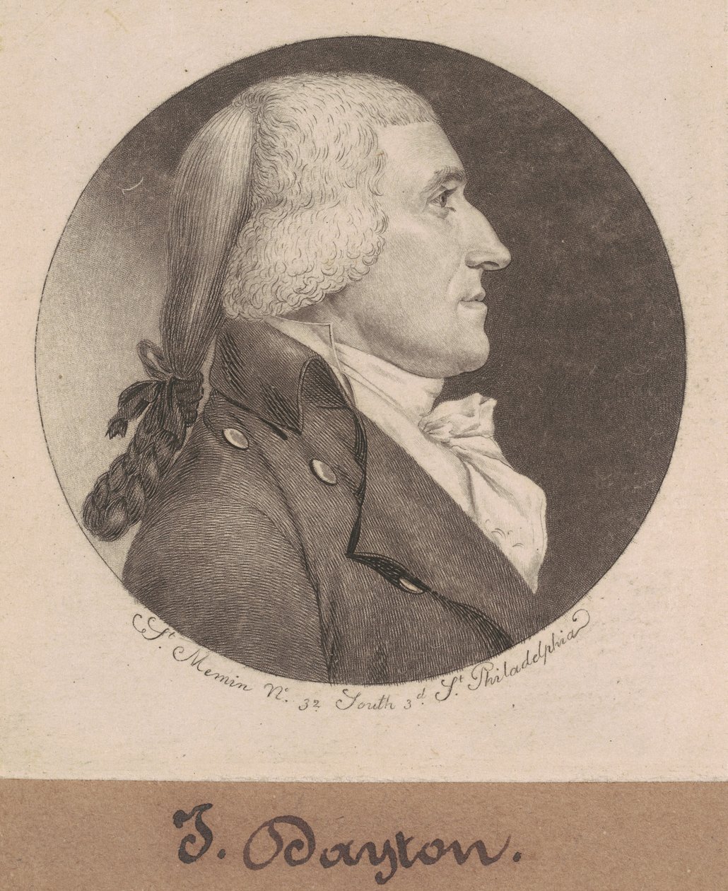 Jonathan Dayton od Charles B. J. Févret de Saint Mémin