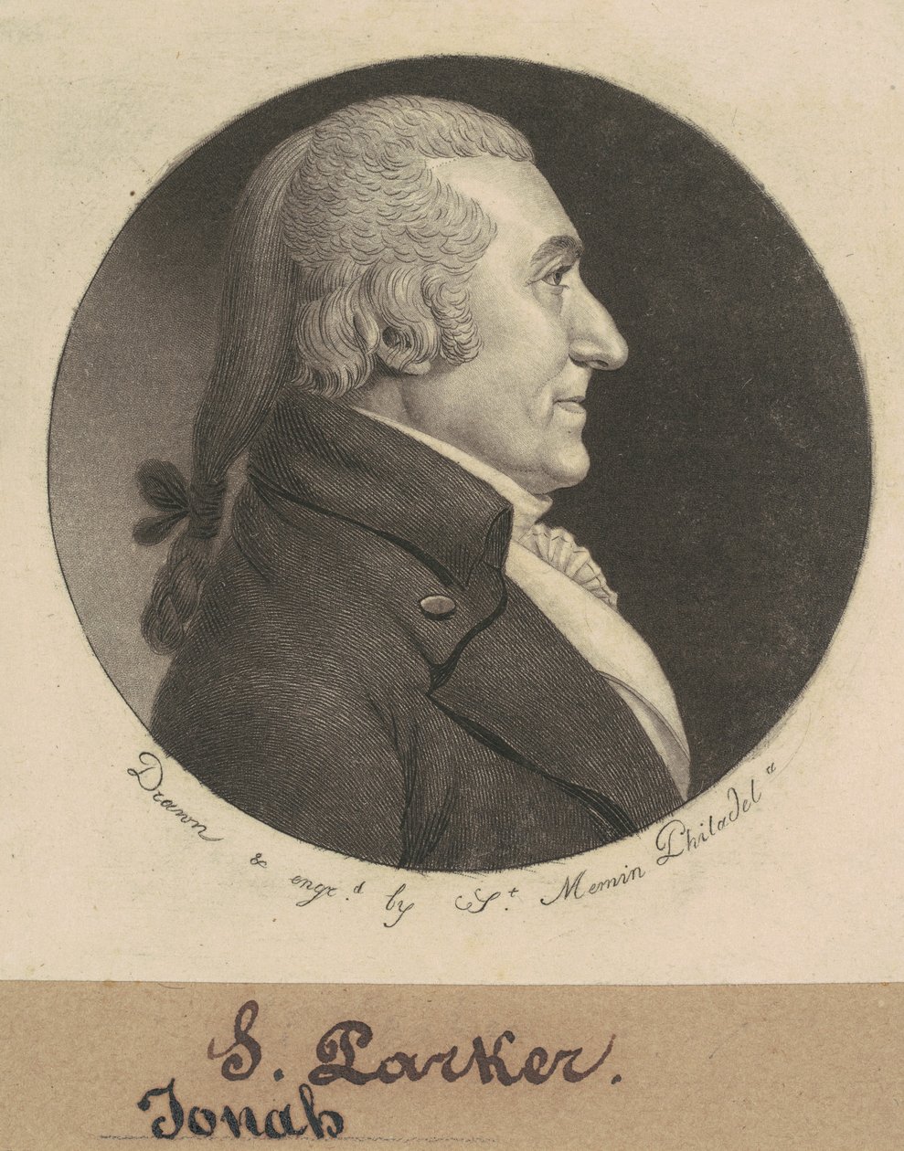 Josiah Parker od Charles B. J. Févret de Saint Mémin