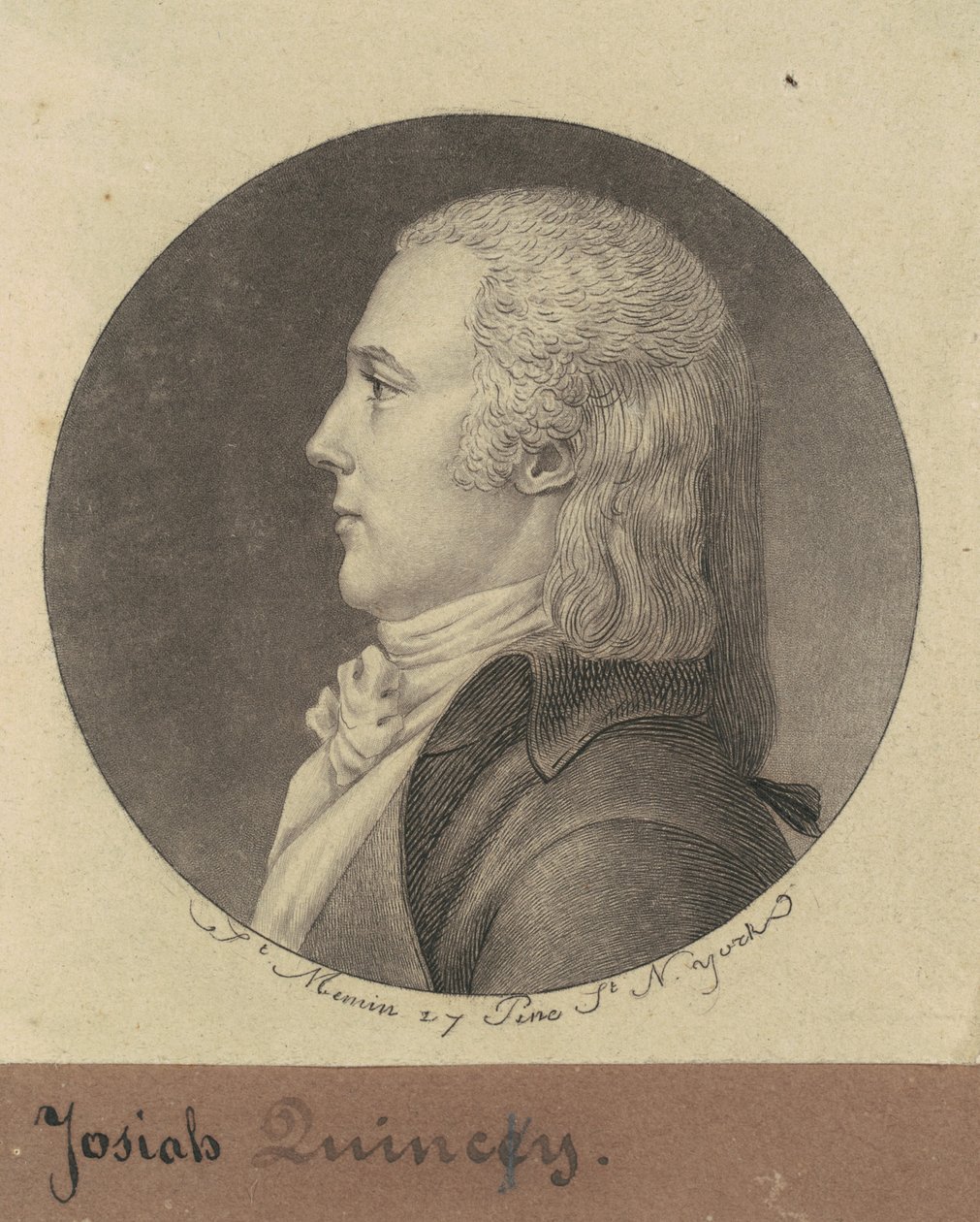 Josiah Quincy od Charles B. J. Févret de Saint Mémin