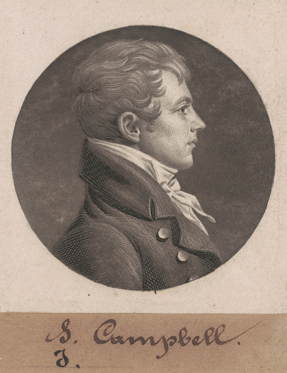 Levin Hicks Campbell od Charles B. J. Févret de Saint Mémin