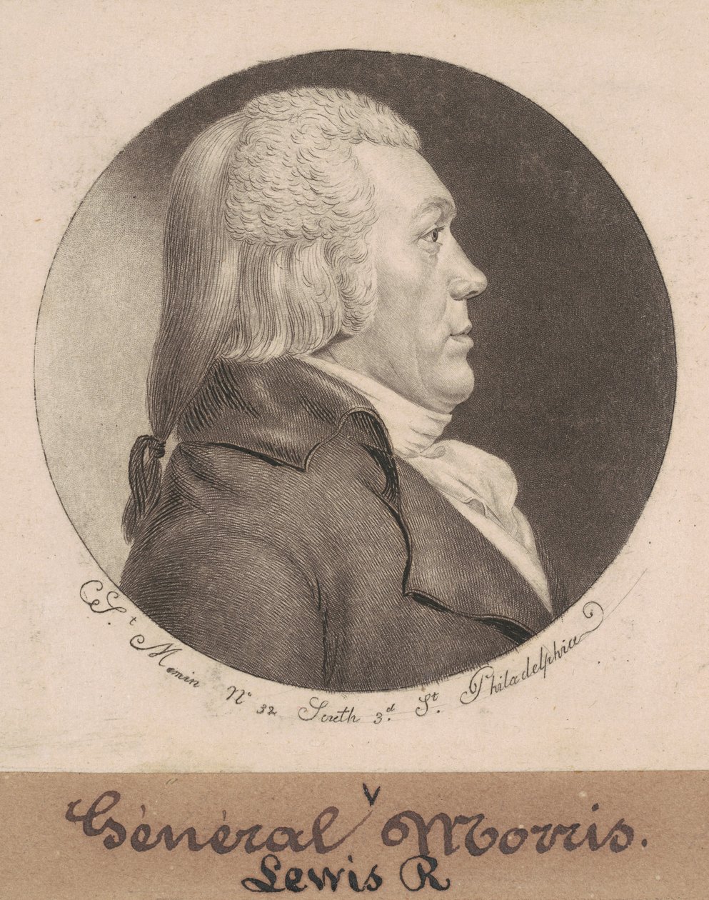 Lewis Richard Morris od Charles B. J. Févret de Saint Mémin