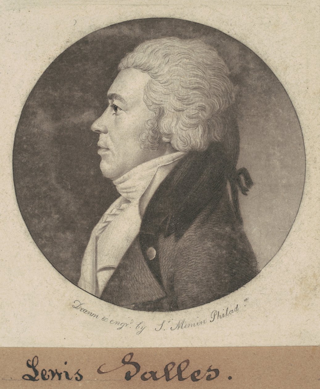 Lewis Halls od Charles B. J. Févret de Saint Mémin