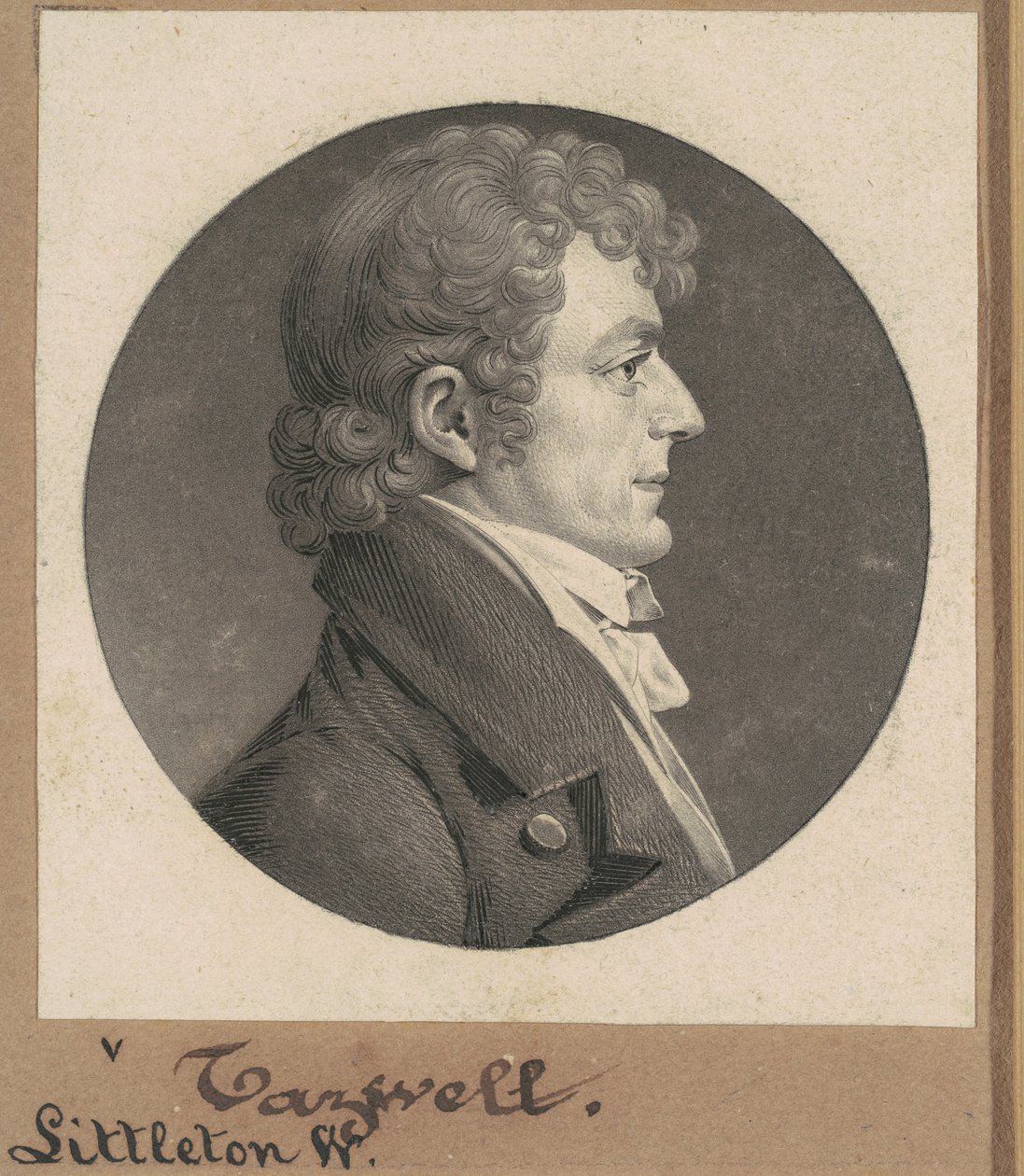 Littleton Waller Tazewell od Charles B. J. Févret de Saint Mémin