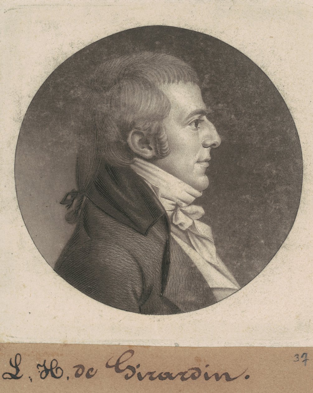 Louis Hue Girardin od Charles B. J. Févret de Saint Mémin