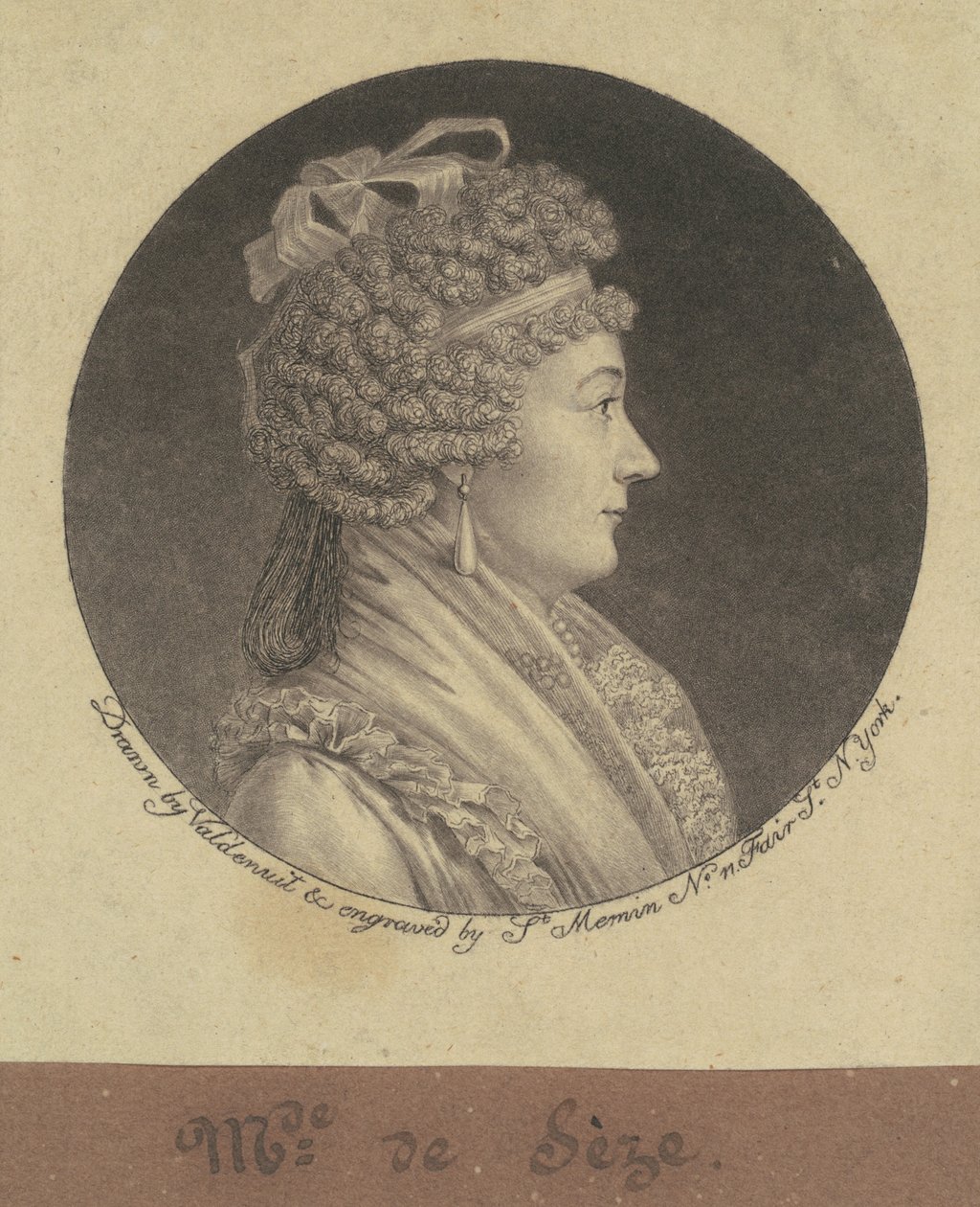 madame Jean de Seze od Charles B. J. Févret de Saint Mémin