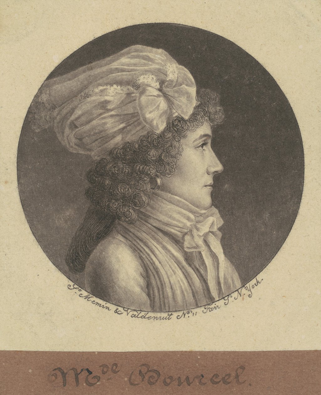 Marie Françoise Bancel od Charles B. J. Févret de Saint Mémin