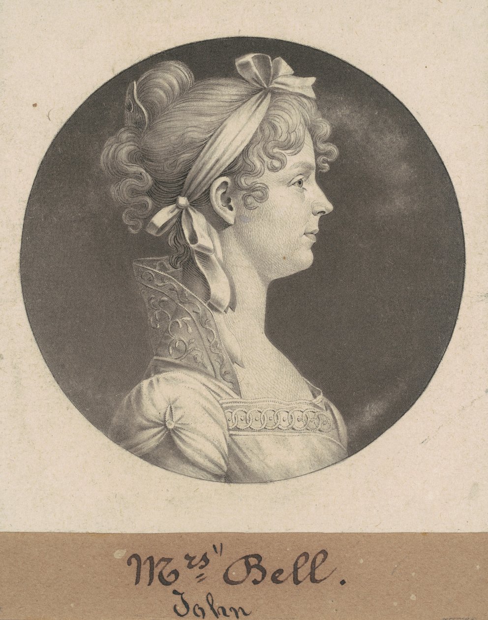 Mary Ann Walker Bell od Charles B. J. Févret de Saint Mémin