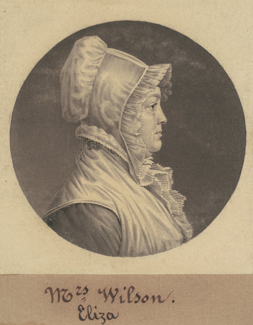 Mary Fleming Lewis od Charles B. J. Févret de Saint Mémin