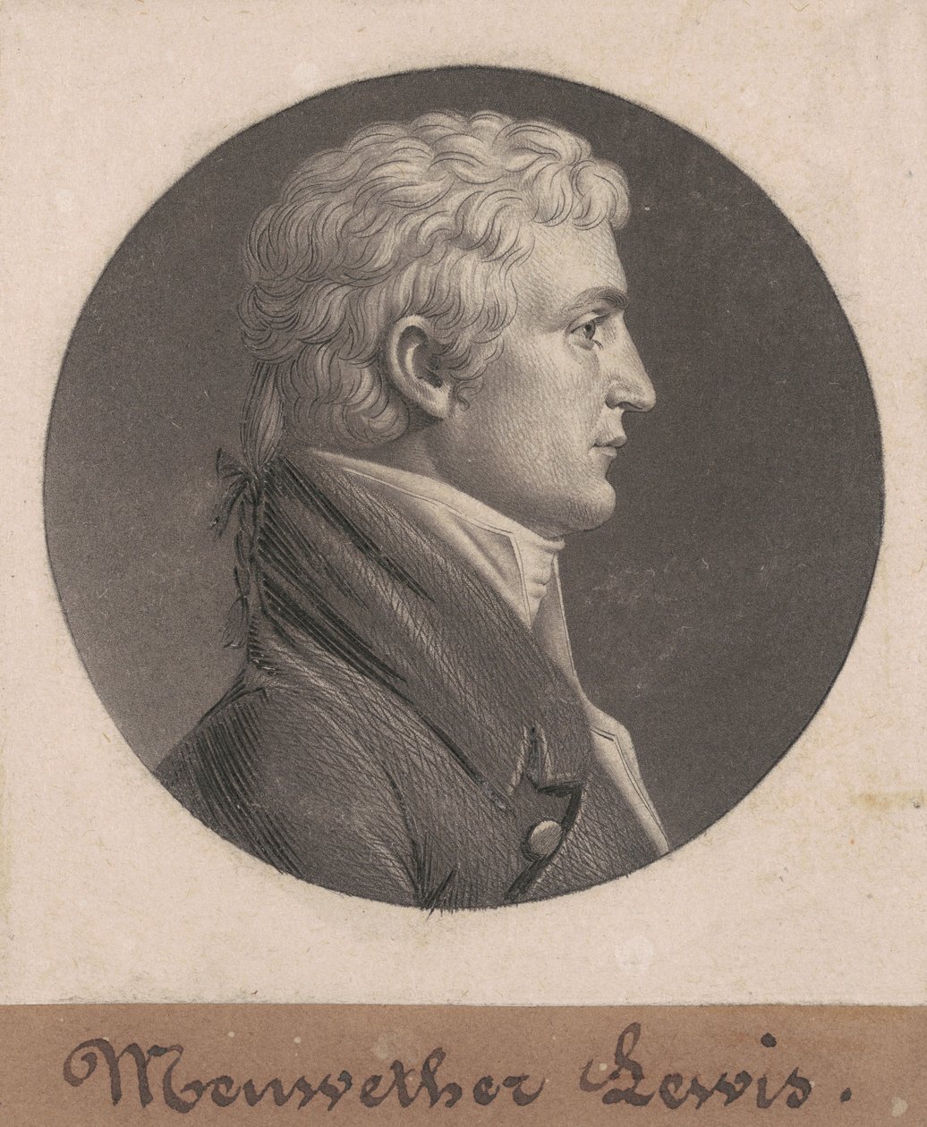 Meriwether Lewis od Charles B. J. Févret de Saint Mémin
