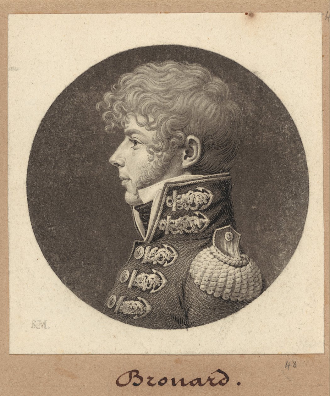 Michel Angelique Brouard od Charles B. J. Févret de Saint Mémin