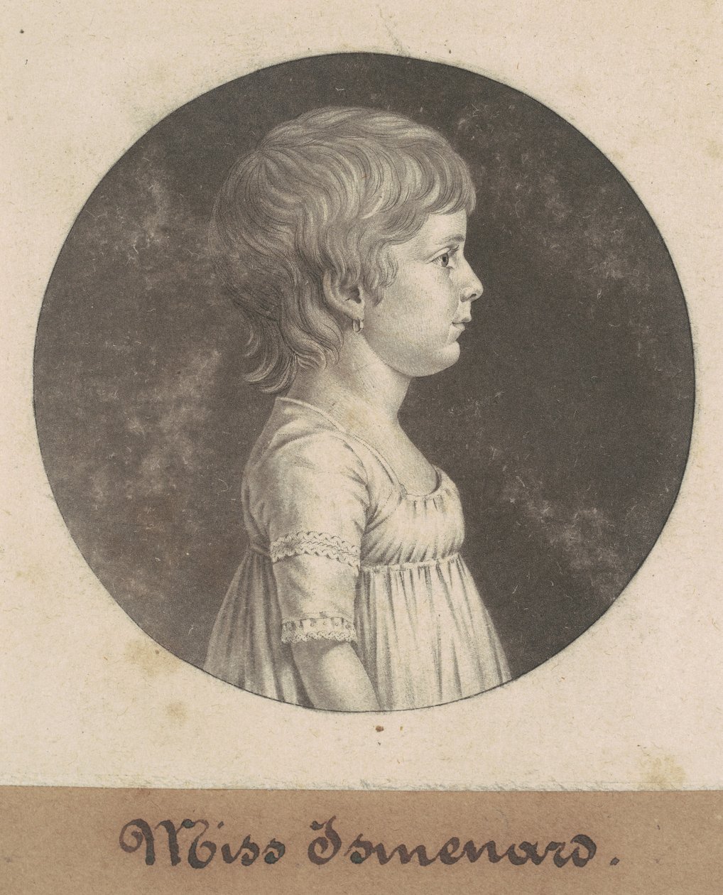 slečno Ismenardová od Charles B. J. Févret de Saint Mémin