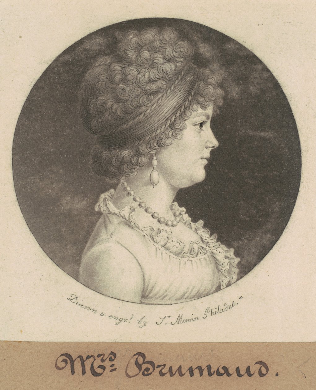 paní Brumaud od Charles B. J. Févret de Saint Mémin