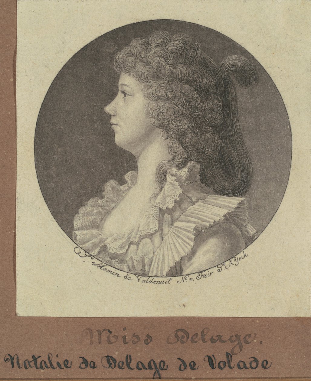 Natalie Marie Louise Stephanie Beatrice Delage de Volude od Charles B. J. Févret de Saint Mémin