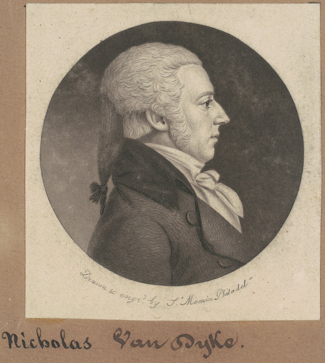 Nicholas Van Dyke od Charles B. J. Févret de Saint Mémin