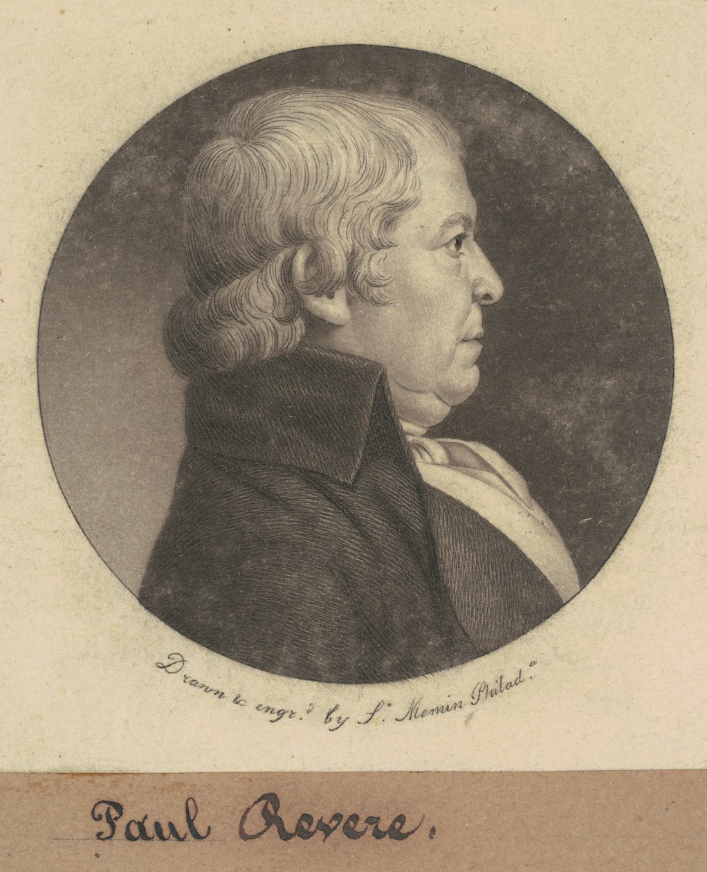 Paul Revere od Charles B. J. Févret de Saint Mémin