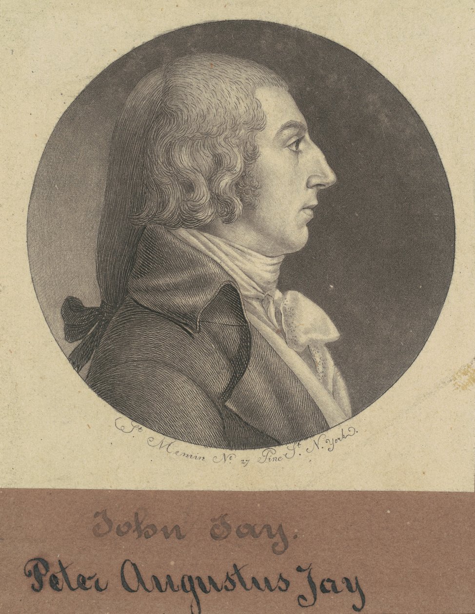Peter Augustus Jay od Charles B. J. Févret de Saint Mémin