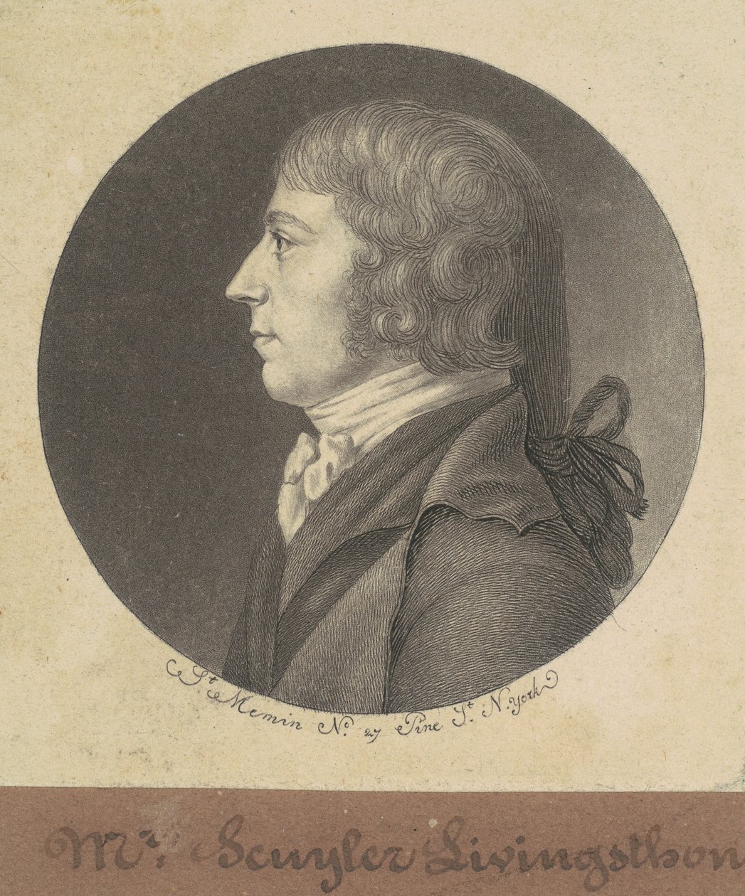 Peter Schuyler Livingston od Charles B. J. Févret de Saint Mémin