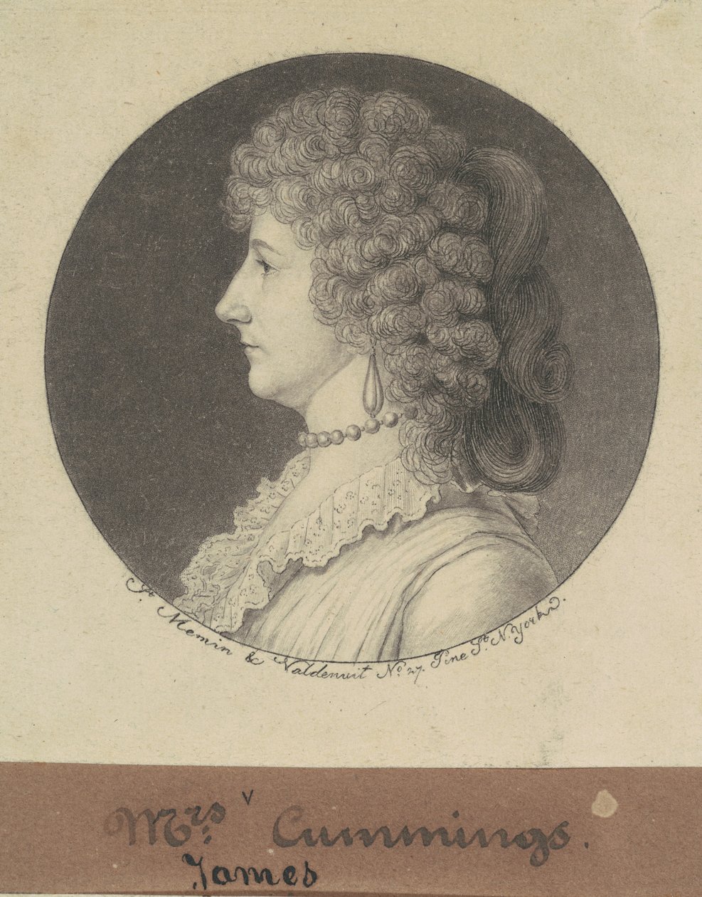 Phoebe Harisson Cuming od Charles B. J. Févret de Saint Mémin