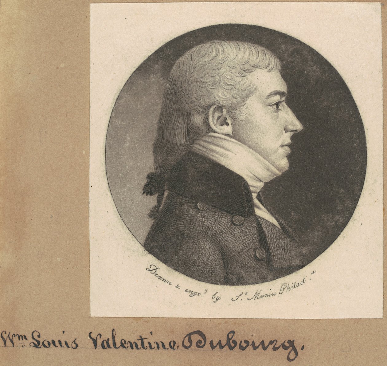 Pierre Francois DuBourg od Charles B. J. Févret de Saint Mémin