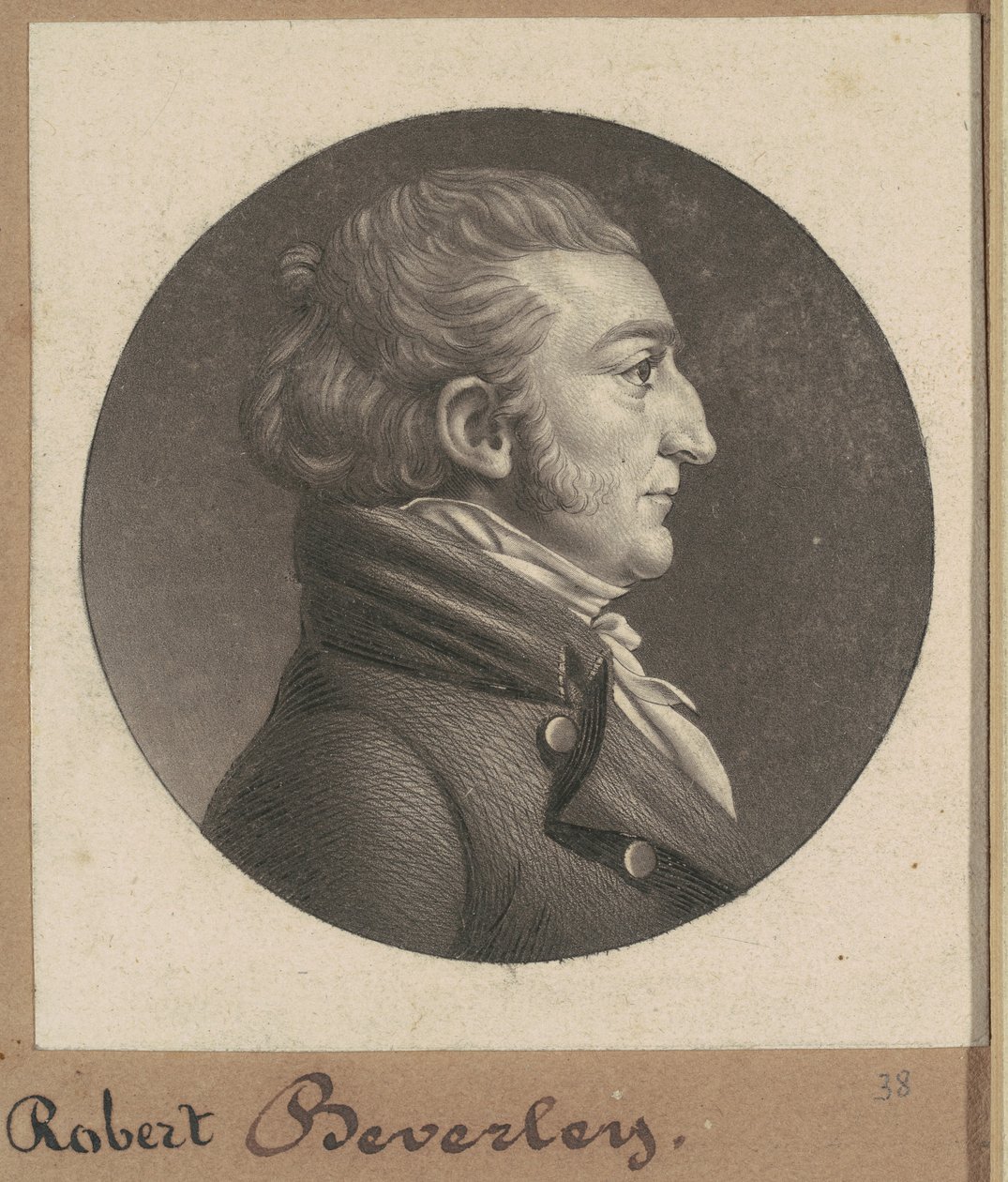 Robert Beverley IV od Charles B. J. Févret de Saint Mémin