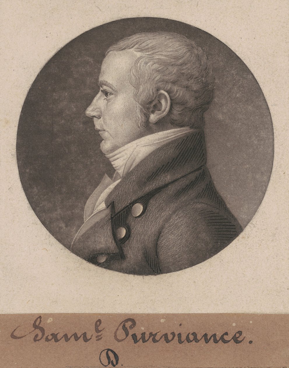 Samuel Dinsmore Purviance od Charles B. J. Févret de Saint Mémin