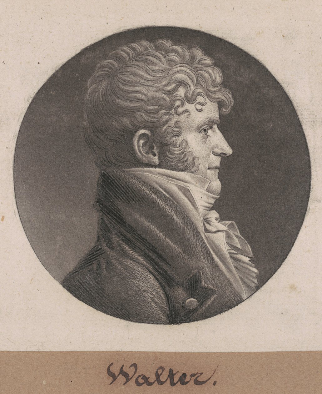 Samuel Purviance Walker od Charles B. J. Févret de Saint Mémin