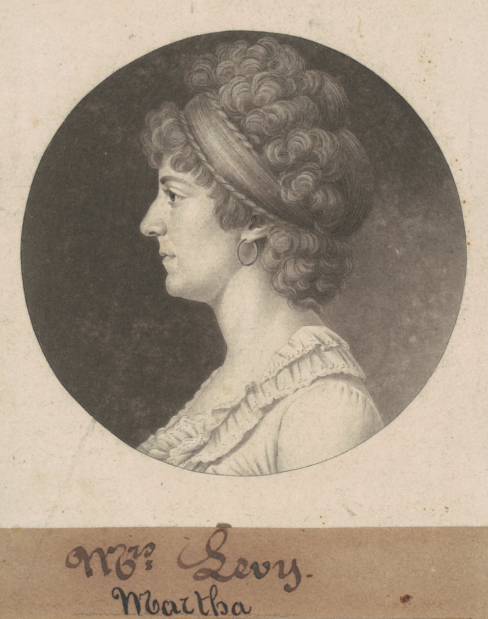 Sarah Coates Levy od Charles B. J. Févret de Saint Mémin