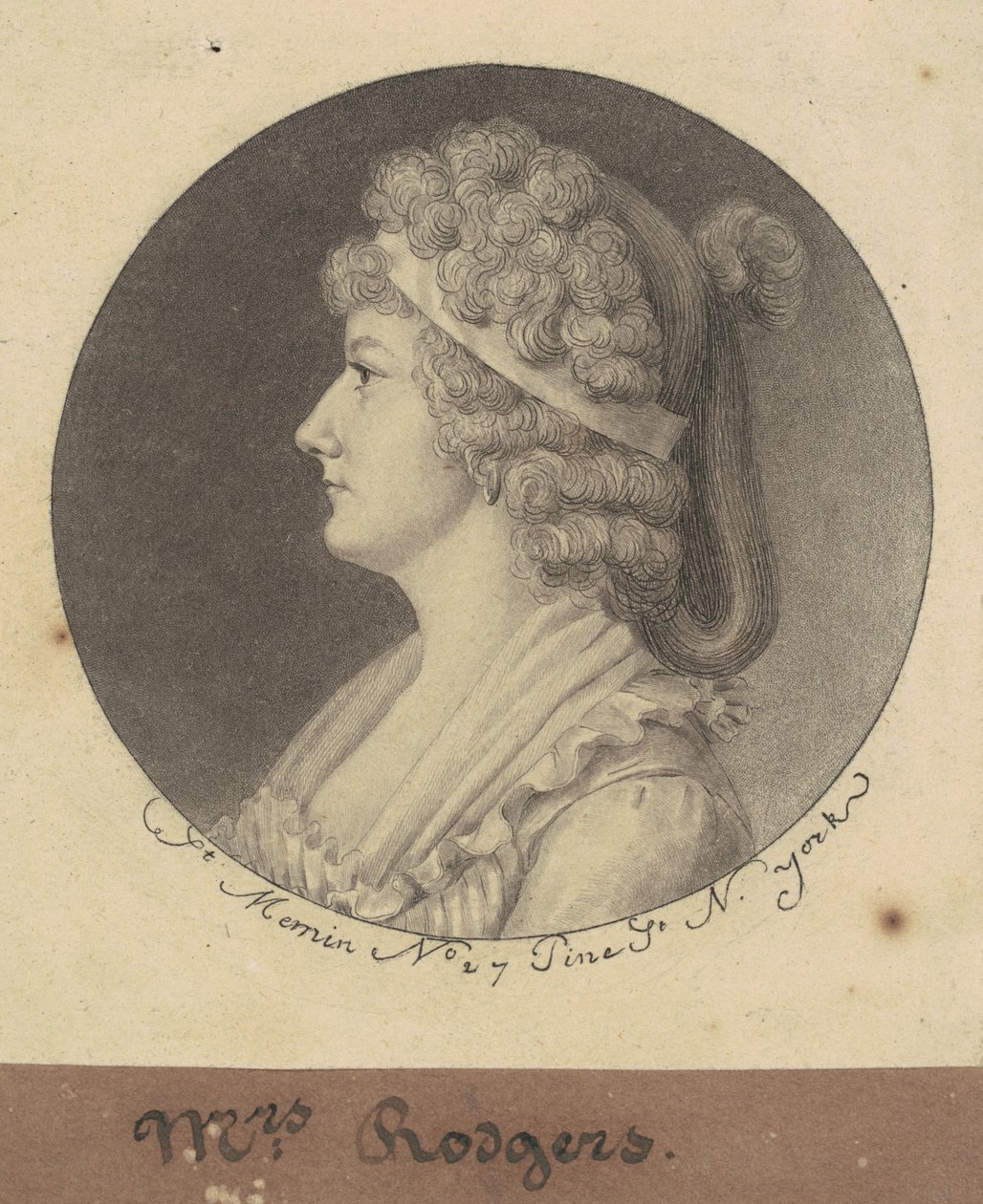 Sarah Elizabeth Rogersová od Charles B. J. Févret de Saint Mémin