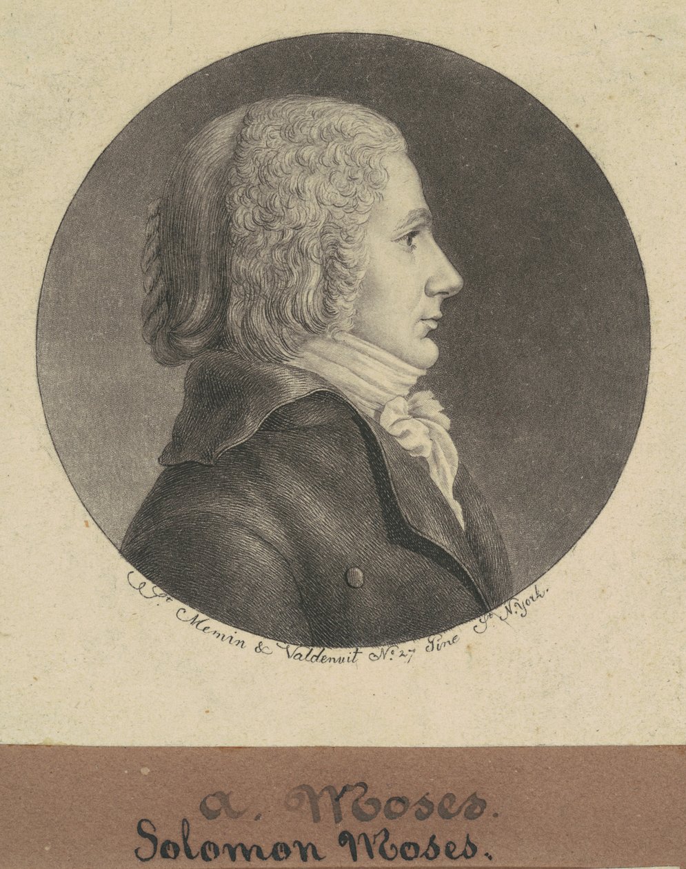 Šalamoun Mojžíš od Charles B. J. Févret de Saint Mémin